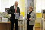 Burmistrz Połczyna-Zdroju Barbara Nowak i Piotr Lidzbarski Dyrektor Handlowy Spółki Energa Oświetlen