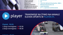 Formuła 1® na żywo wraz ze światem F1®od kuchni tylko w player.pl! Sport, BIZNES - Ponad 100 h transmisji i materiałów video, 21 wyścigów, komentarze najlepszych ekspertów w kraju – to wszystko fani Formuły 1® znajdą tylko w player.pl. Już w najbliższą niedzielę, oczy ich wszystkich zwrócone będą na australijskie Melbourne, gdzie rozpocznie się kolejny sezon.
