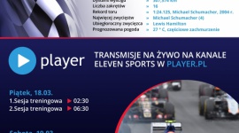 Formuła 1® na żywo wraz ze światem F1®od kuchni tylko w player.pl! Sport, BIZNES - Ponad 100 h transmisji i materiałów video, 21 wyścigów, komentarze najlepszych ekspertów w kraju – to wszystko fani Formuły 1® znajdą tylko w player.pl. Już w najbliższą niedzielę, oczy ich wszystkich zwrócone będą na australijskie Melbourne, gdzie rozpocznie się kolejny sezon.