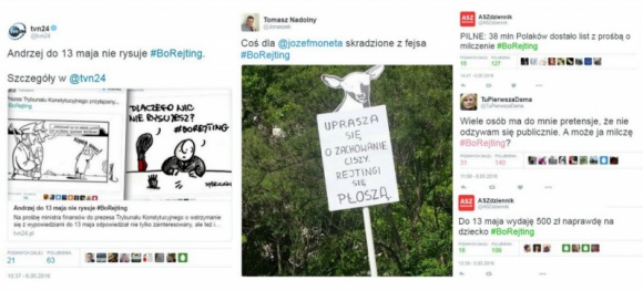 Internauci publikują w social media #borejting