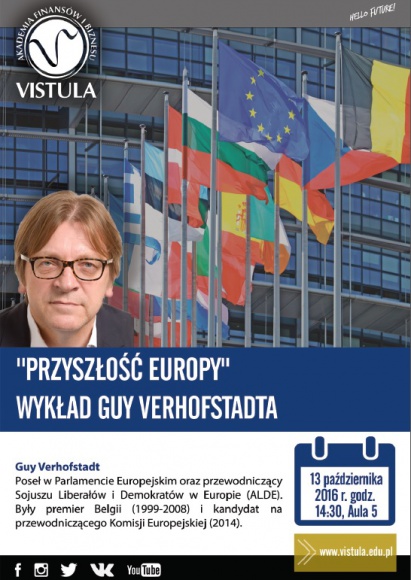 Wykład Guya Verhofstadta „Przyszłość Europy” na AFiB Vistula