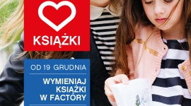 Cały Wrocław czyta w Factory Książka, LIFESTYLE - Już 19 grudnia Factory dołączy do akcji „Cały Wrocław czyta”. Tego dnia pojawi się tam kolejny punkt book crossingu, który uzupełni sieć tworzoną w stolicy Dolnego Śląska