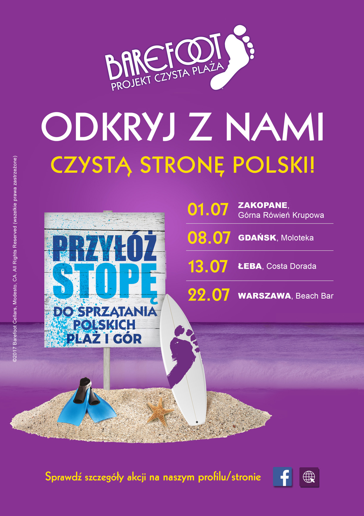 Pozostaw tylko ślady bosych stóp! 1 lipca rozpocznie się cykl akcji wielkiego sprzątania Polski – od Tatr aż po Bałtyk