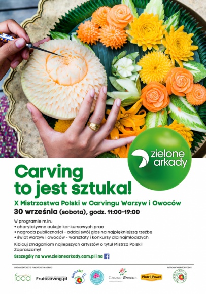 X Mistrzostwa Polski w Carvingu Warzyw i Owoców w Zielonych Arkadach