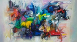 Liryzm abstrakcji w obrazach Majrowskiego – wystawa malarstwa w Art in House