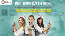 Nie czytasz książek? Lecz się! Książka, LIFESTYLE - Statystyki czytelnictwa w Polsce od lat są alarmujące. Ale raporty czytają tylko ci... którzy czytają. Nie przekonają tych, którym drukowane litery kojarzą się tylko z nudą. Internetowa księgarnia TaniaKsiazka.pl wymyśliła więc „Pogotowie Czytelnicze”.