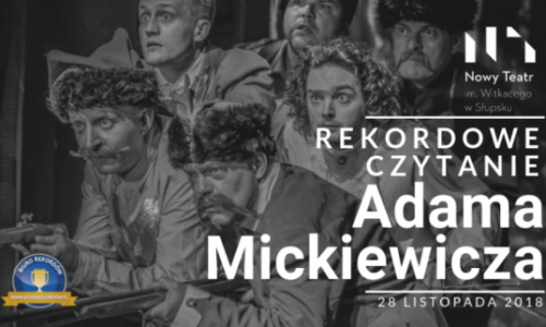 W Słupsku będą bić Rekord Polski w grupowym czytaniu Adama Mickiewicza