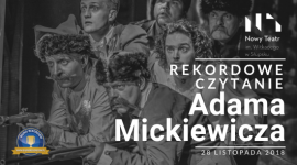 W Słupsku będą bić Rekord Polski w grupowym czytaniu Adama Mickiewicza Sztuka, LIFESTYLE - W związku z premierą spektaklu „Pan Tadeusz” w reżyserii Dominika Nowaka, w Nowym Teatrze im. Witkacego w Słupsku, organizatorzy wydarzenia postanowili uczcić premierę w rekordowy sposób.