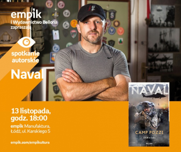 NAVAL - SPOTKANIE AUTORSKIE - ŁÓDŹ Książka, LIFESTYLE - NAVAL - SPOTKANIE AUTORSKIE - ŁÓDŹ 13 listopada, godz. 18:00 empik Manufaktura, Łódź, ul. Karskiego 5