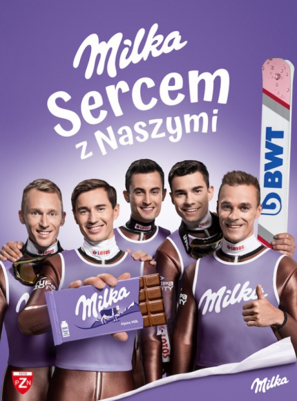 Milka zagrzewa do bycia Sercem z Naszymi – fioletowa Strefa Kibica po raz kolej Sport, BIZNES - Milka, oficjalny sponsor Polskiej Reprezentacji Skoczków Narciarskich, kolejny rok z rzędu zachęca Polaków do tego, aby byli Sercem z Naszymi. Jedną z atrakcji, przygotowanych przez markę w ramach długofalowej kampanii, są wyjątkowe Strefy Kibica.