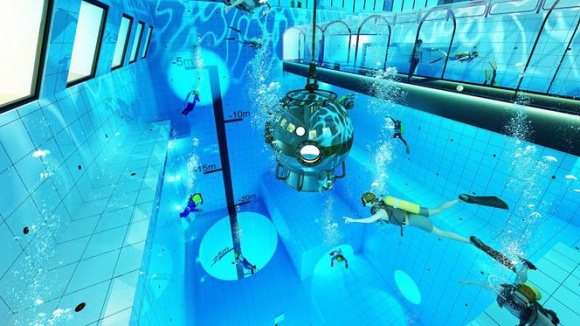 Deepspot – najgłębszy basen nurkowy z szansą na rekord Guinnessa
